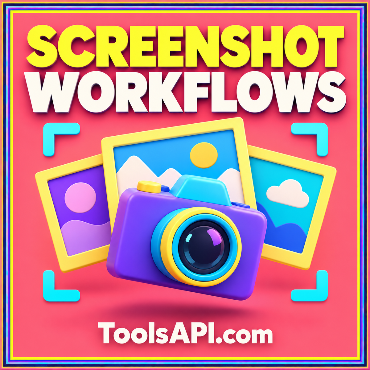 SCREENSHOT WORKFLOWS — ToolsAPI.com